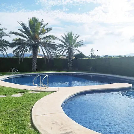 Apartamento Paz Con Terraza Y Vistas Al Mar Oliva Exterior foto